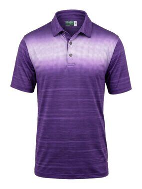 Ben Hogan Mens XL Purple Golf Polo Shirt Performance Short Sleeve Polyester EUC
